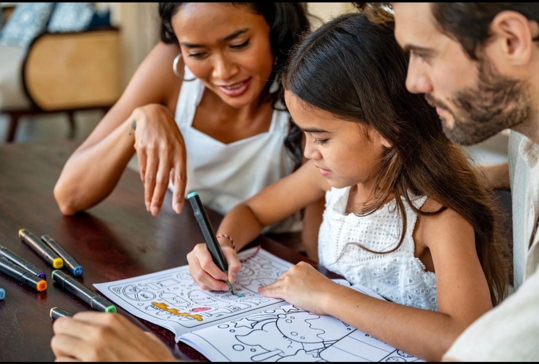 70 Dibujos para Colorear en Familia (Descarga Inmediata)