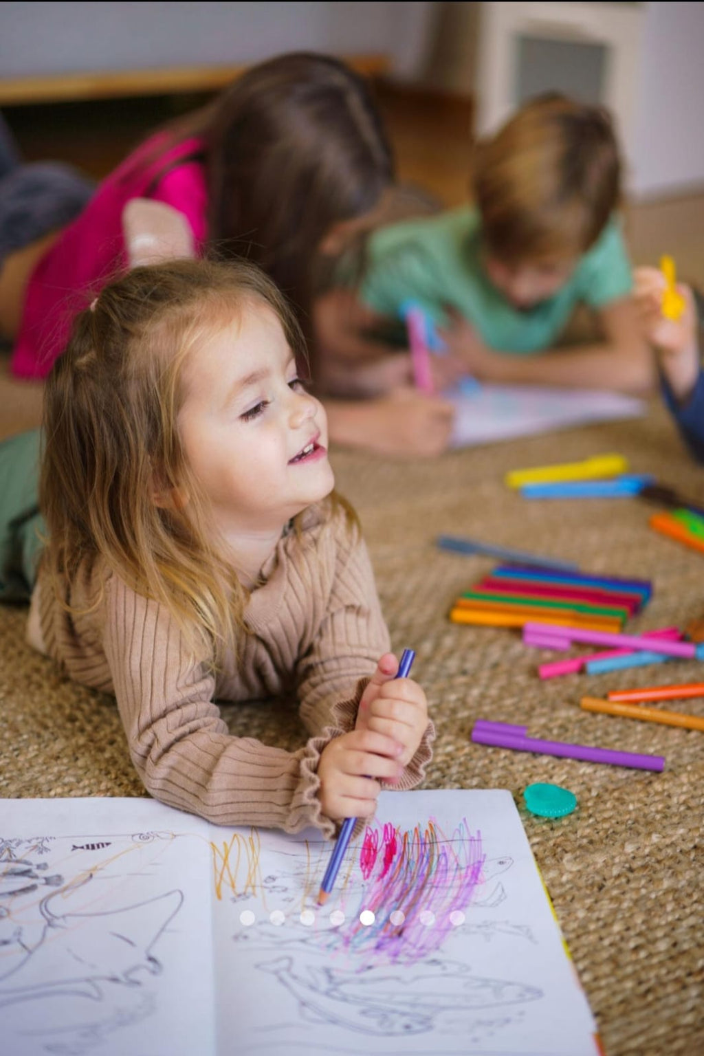 70 Dibujos para Colorear en Familia (Descarga Inmediata)